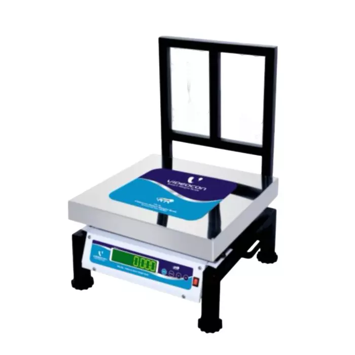 Videocon Digital Weighing Scale 150 Kg Weight Capacity SS 400x400 mm Pan Size, BS-D-SS-V-150