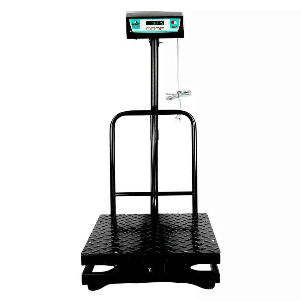 PESCO Digital Weighing Scale Platform Type 200 Kg Weighing Capacity 500x500 mm Platform Size, PS-D-P-CH-200