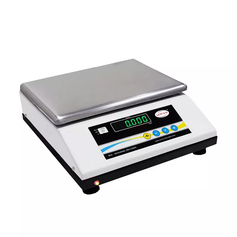 Samurai Table Top Scale with 1.0 g Accuracy Six-Digit Green LED Display 6 V, TTWS4