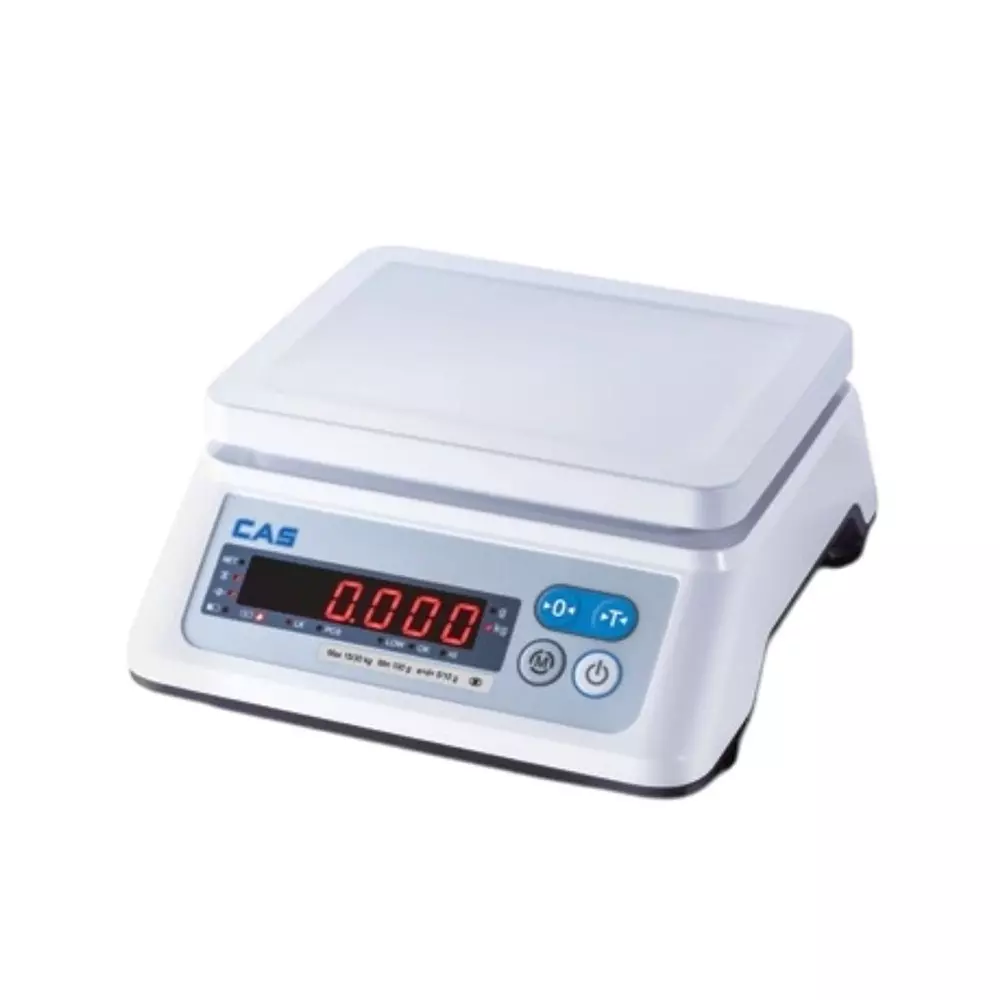 CAS Weighing Scale Stainless Steel 6 Kg Weighing Capacity 0.2 g Accuracy, SW-LRN 6kg