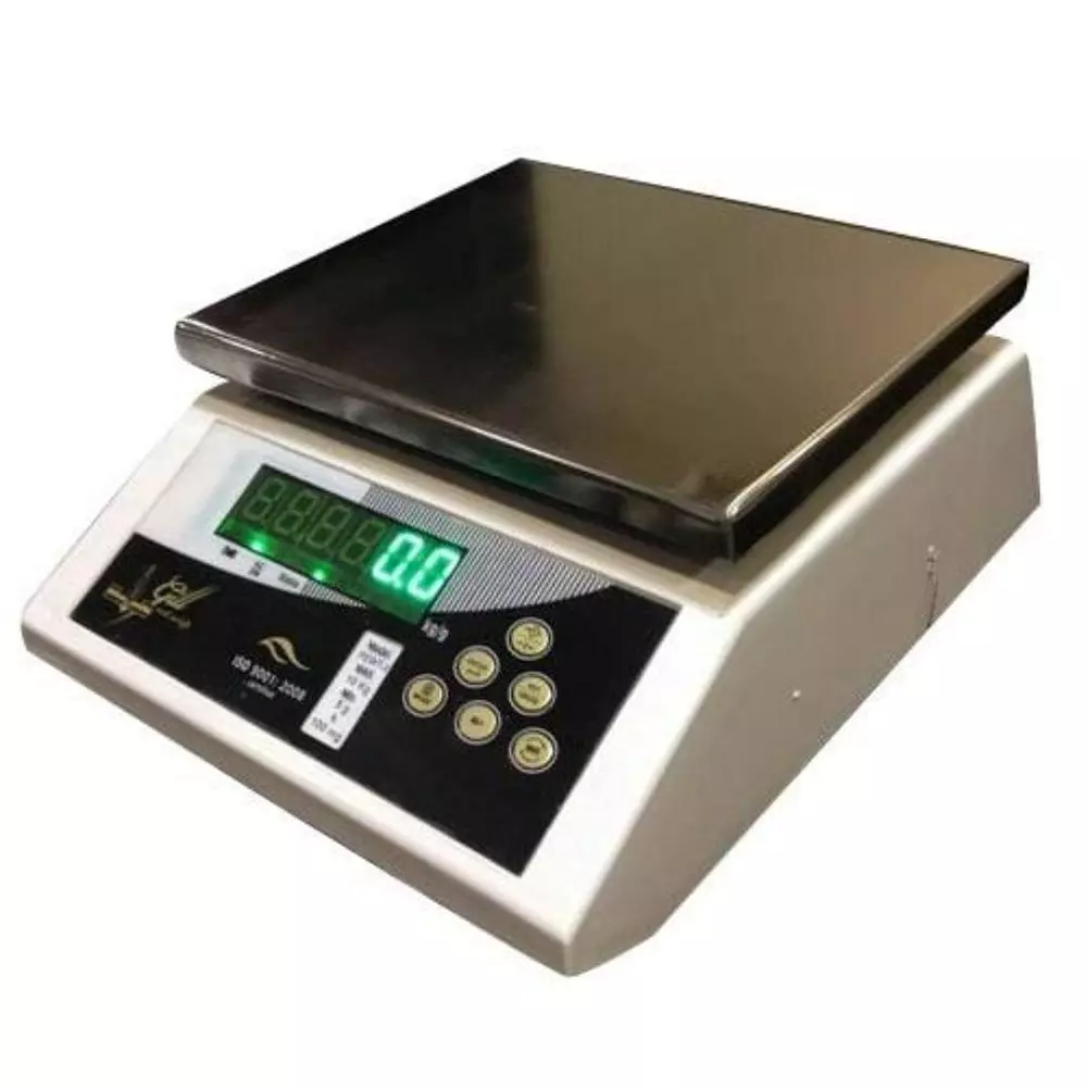 Gill 10 Kg Capacity Table Top Weighing Scale with 0.5/1 g Accuracy and 160 mm x 190 mm Stainless Steel Pan, G-TTS-X-SS-10