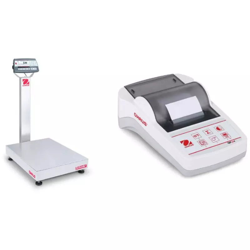 OHAUS Platform Scale 457x610 mm Weighing Pan Dimensions, D52P300RTDX2JP+SF40A
