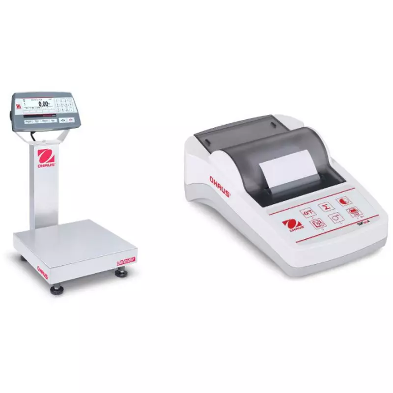 OHAUS Platform Scale 3, 6 Kg Maximum Capacity 305x305 mm Platform Size, D52P6RQDR1JP+SF40A