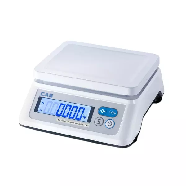 CAS Professional Digital Weighing Scale Stainless Steel Platform LED Display Alkaline Battery (Weighing Capacity: 3Kg-30Kg)
