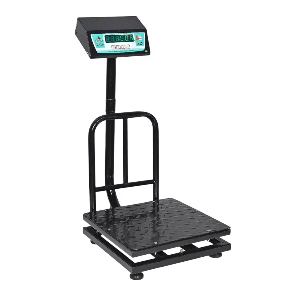 PESCO Digital Weighing Scale Platform Type 100 Kg Weighing Capacity 400x400 mm Platform Size, PS-D-P-CH-100