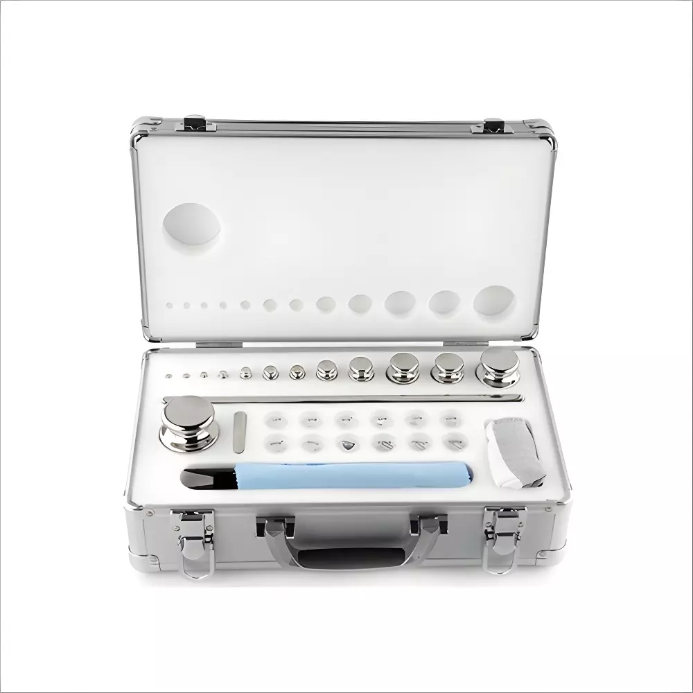 ACZET Standard Calibration Weight Set OIML R111 Standard, 1 mg to 200 g, F2 Class