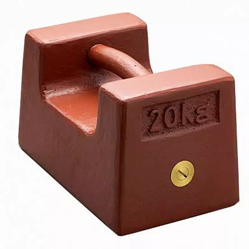 AS ONE Pillow Type Weight Cast Iron, M2RF-20KA