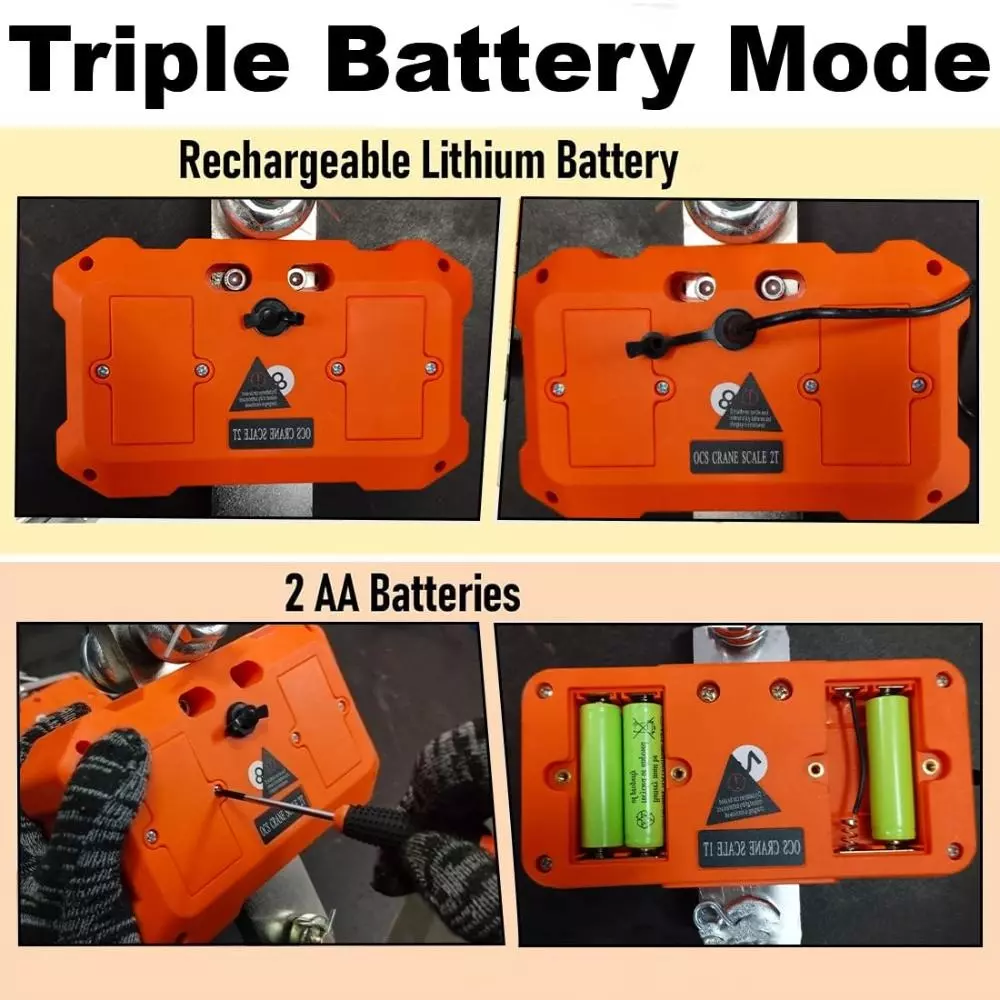 Voltz Mini Crane Hanging Scale with Remote Control, 2 Ton Capacity and Digital LED Display