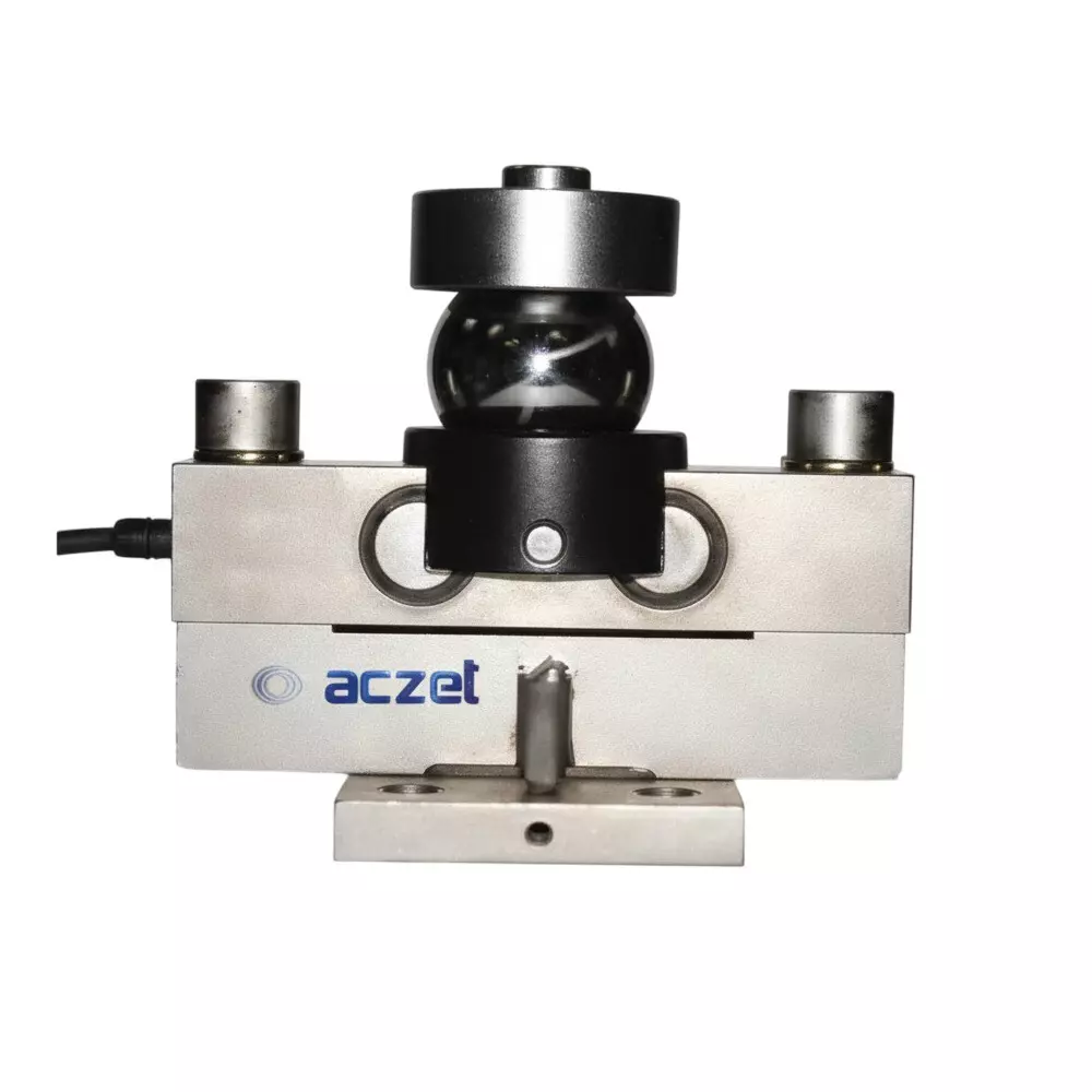 ACZET Double Ended Shear Beam Load Cell 10 to 20 Ton Capacity Compatible For Microcontrollers, Computers, Digital Displays, ADHM9B