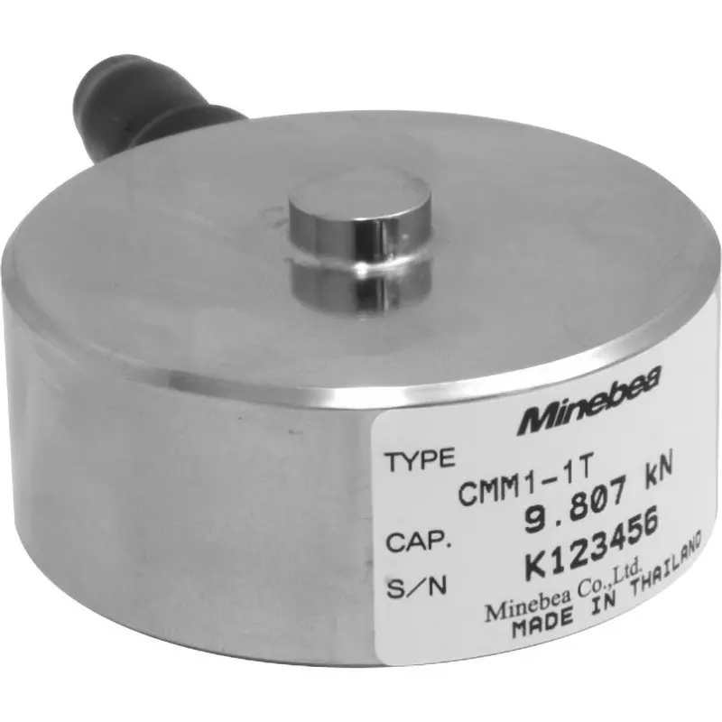 NMB Technologies Load Cell 500K Rated Capacity 2 mV/V±0.005 mV/V Rated Output, CMM1R-500K