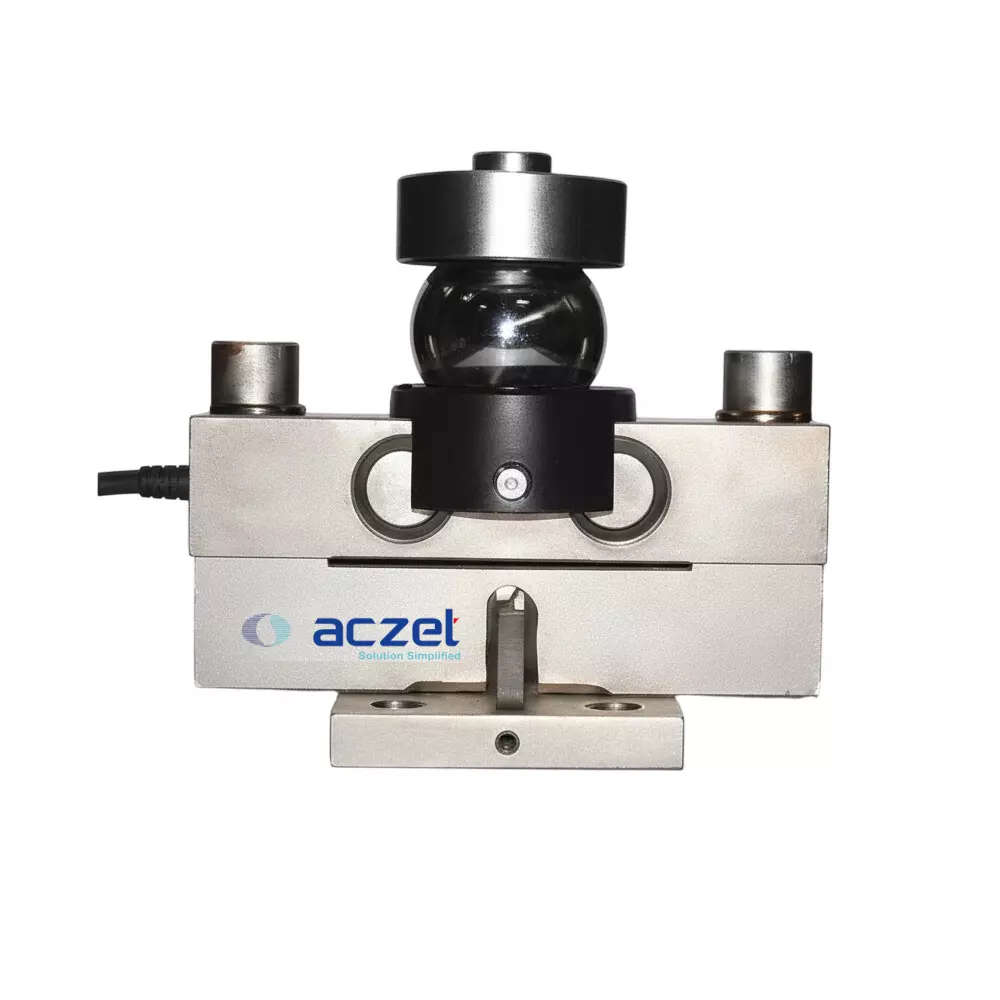 ACZET Digital Double Ended Shear Beam Load Cell 10 to 20 Ton Capacity Compatible For Microcontrollers, Computers, Digital Displays, ADHM9BD