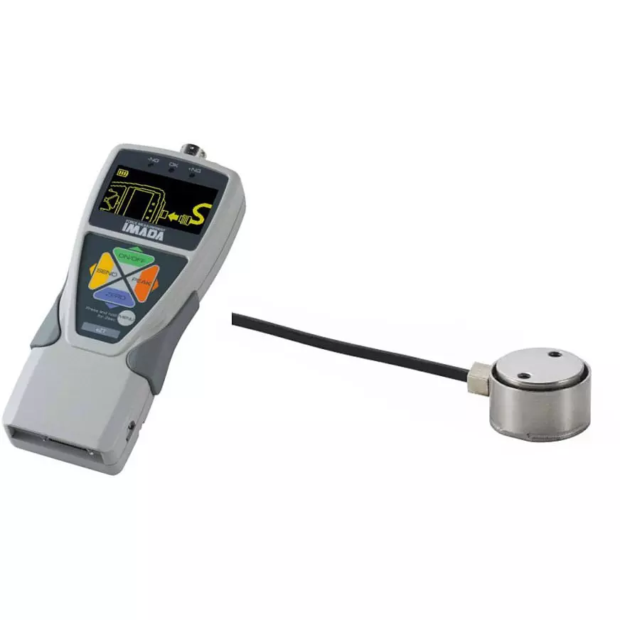 Imada Flat Compression Load Cell 200 N Maximum Range, eCFX-200N