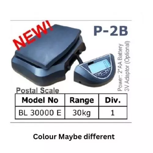 KERRO Weighing Scale with LCD Display, 30 Kg Maximum Capacity and 1 g Resolution, P2B