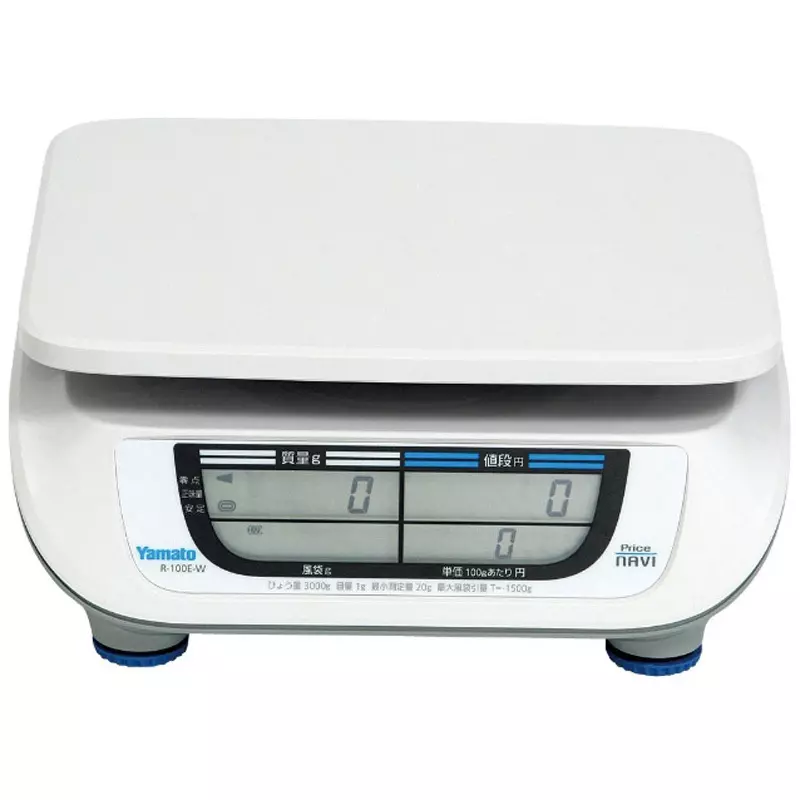 Yamato Digital Fee Scale Maximum tare weight: 7500 g 15 Kg Maximum Capacity 5 g Scale, R-100E-W-15 / 2