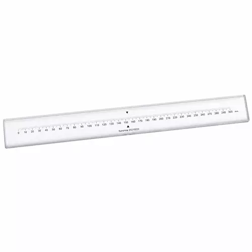 Insize Standard Glass Scale Economic Type 300 mm Range 3 µm Accuracy, ISD-CL300B