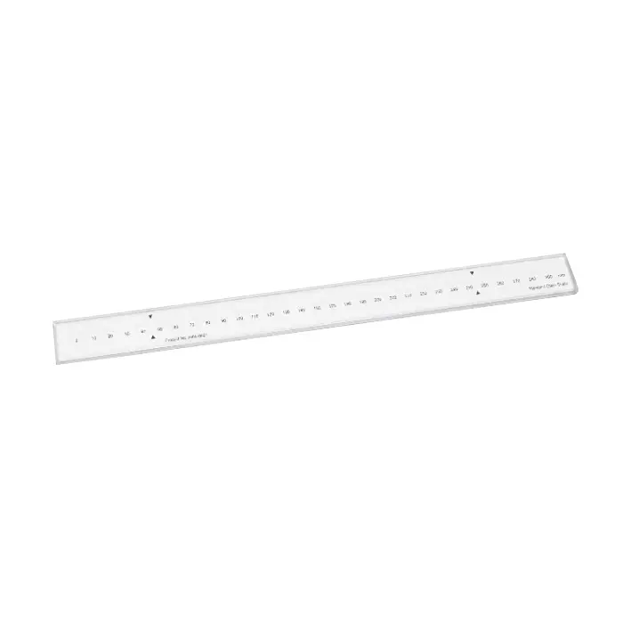 MARUTI Standard Glass Scale 1 mm Resolution and 300 mm Measurement Range, MWPL-GSL300A