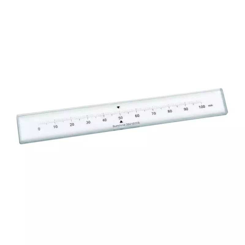 Insize Standard Glass Scale (Standard Type) 100 mm Range 1 mm Graduation, ISD-CL100A