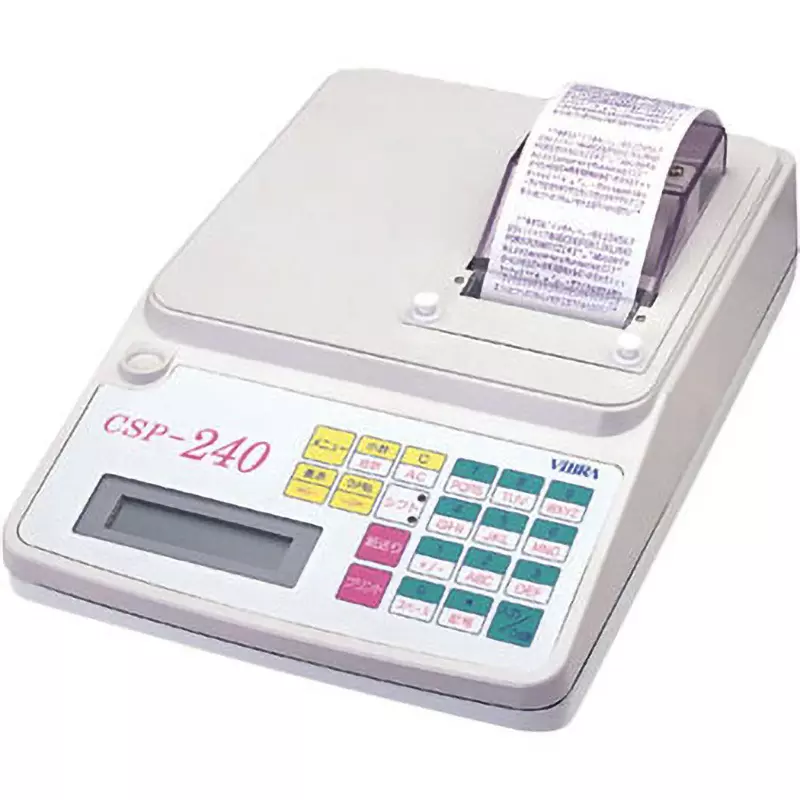 VIBRA Multifunction Printer 1 scale connection cable, 1 ink ribbon, 1 roll Included Components, CSP-240