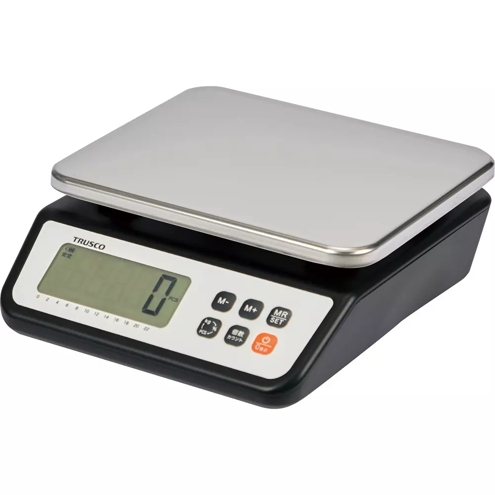Trusco Digital Scale Battery 6, Power supply 5 V Input Power 0.005 Kg Minimum Reading 222 x265 x60 Main Unit, TGS-12
