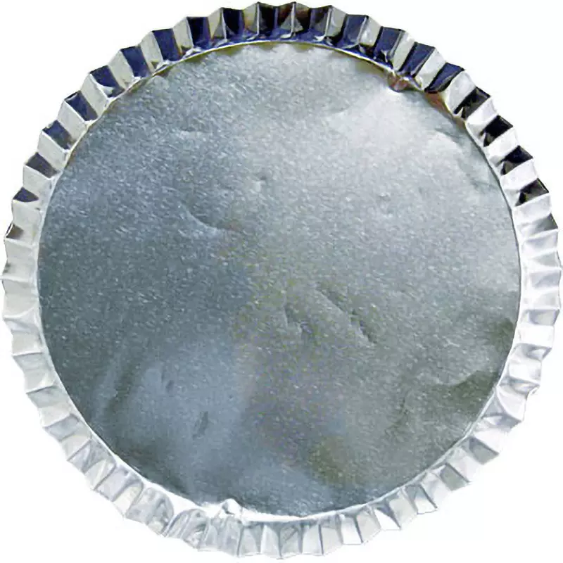 Kett Electric Aluminum Sheet (Upper) 105 Φmm Diameter 95.0 ± 2 mm Bottom, For FD-660 (Pack of 500 )
