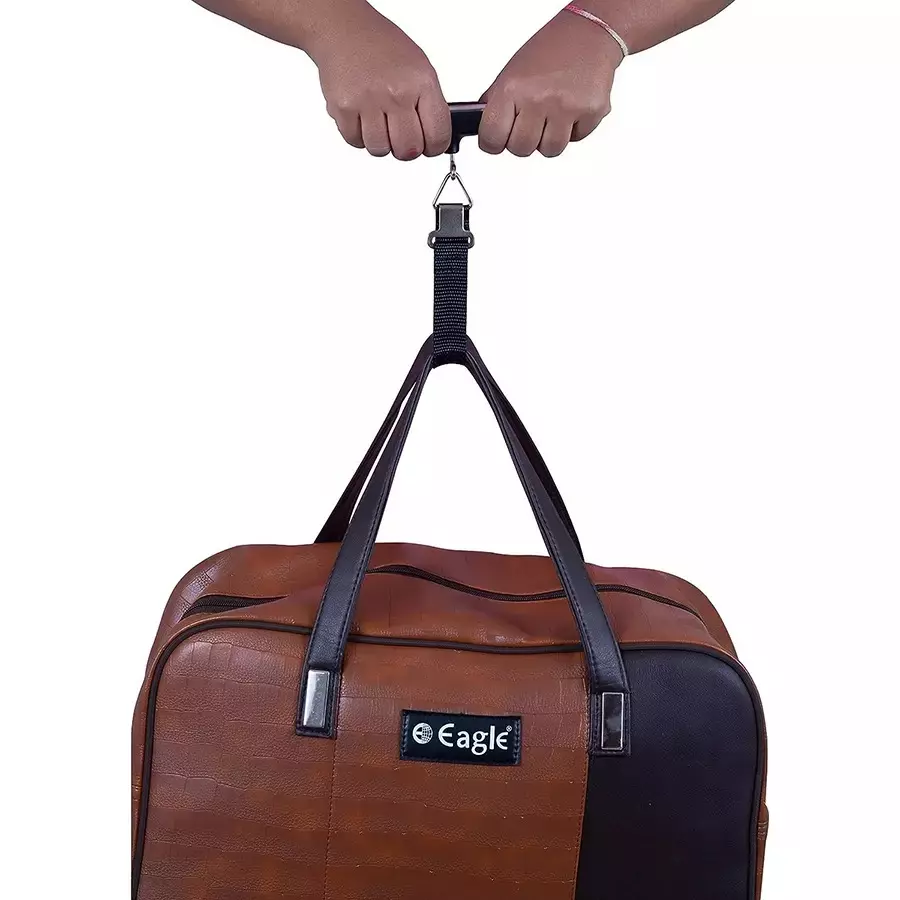 Eagle Digital Luggage Weighing Machine Grey 50 g Accuracy 50 Kg Weight Capacity Plastic, EEL-6004-A (Pack of 5)