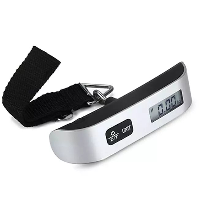 KERRO Digital Luggage Scale with LCD Display, 50 Kg Maximum Capacity and 10 g Resolution, BL-07