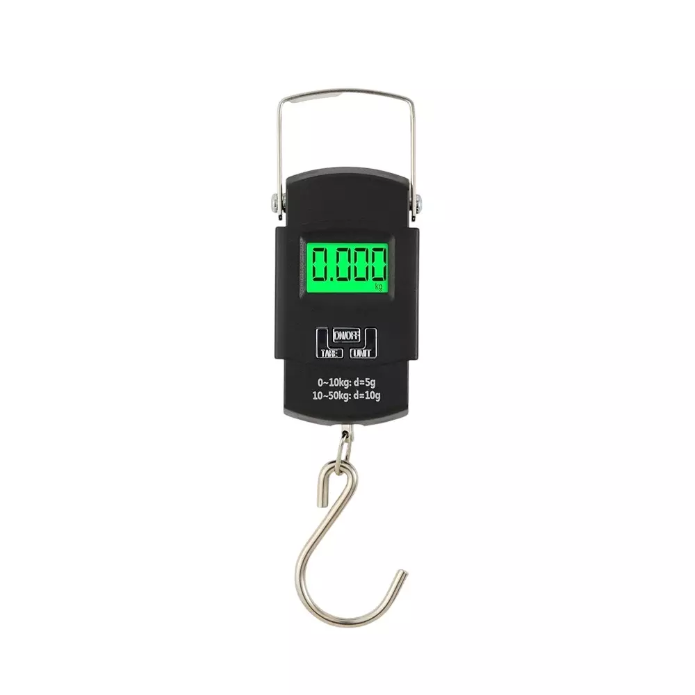 Atom Hanging Scale Black 50 Kg Capacity and 10 g Accuracy, A302