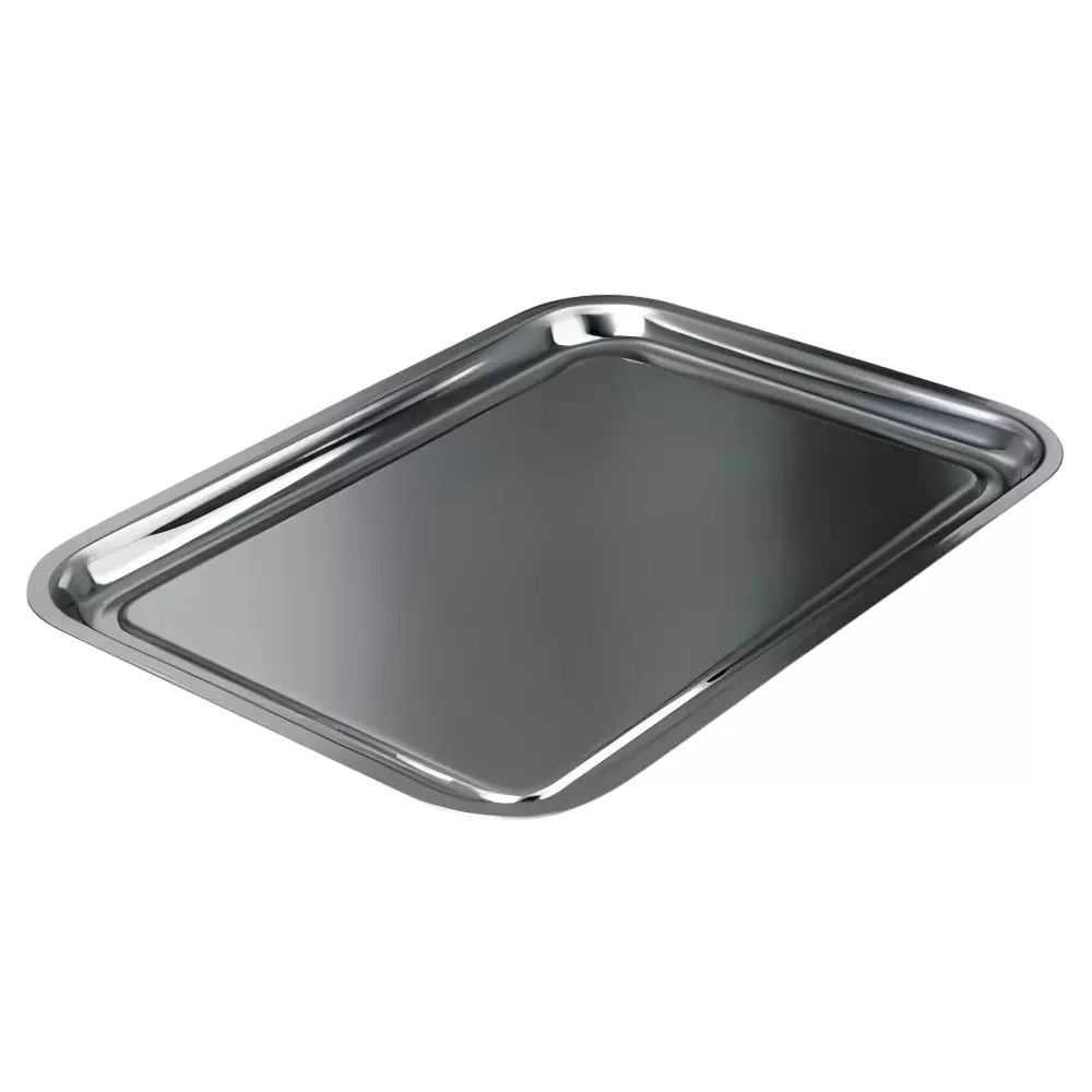 ACZET Weighing Tray Silver Color Metal Body for Laboratories, LBA-X 08