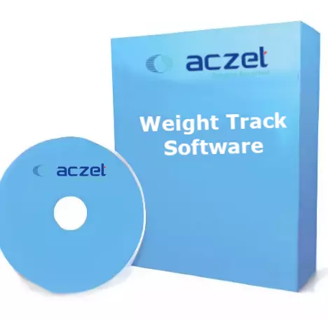 ACZET Weight Track Software Blue Plastic for Laboratory Weighing Scale, LBA-X 19