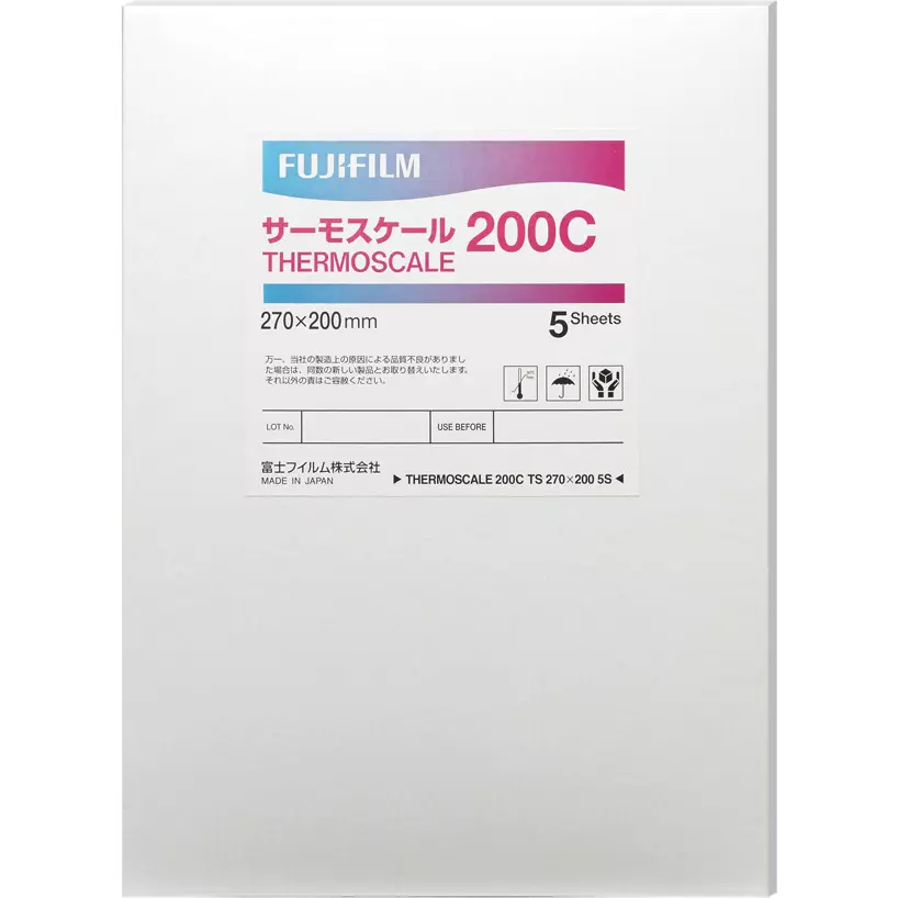 Fujifilm Thermo Scale 150 to 210 ℃ Operating Temperature Range PEN Supporting Medium, 200+ sheet type (Pack of 5 )