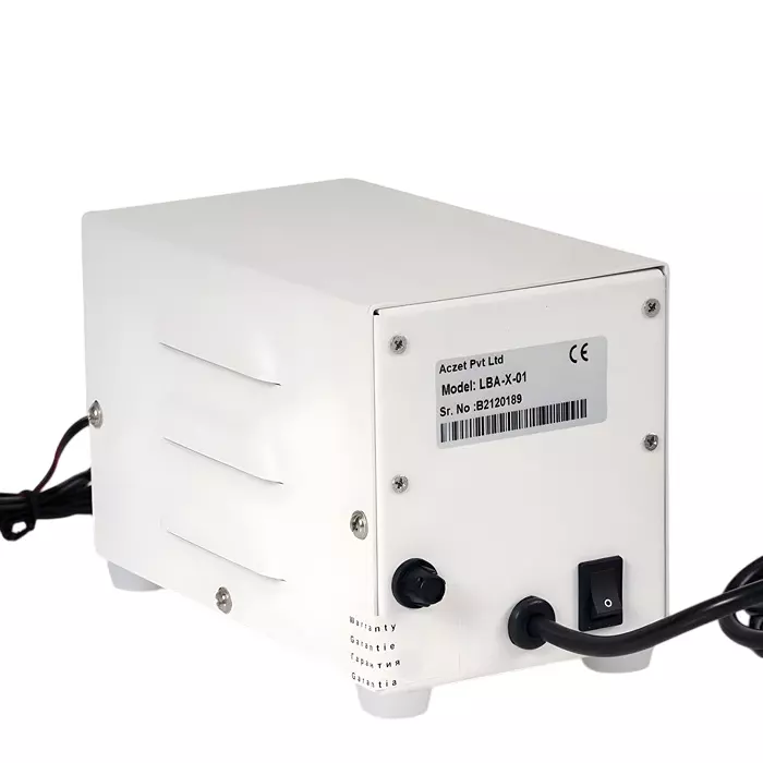 ACZET Battery Backup Unit Rectangular Shape White Color for Laboratories, LBA-X 01