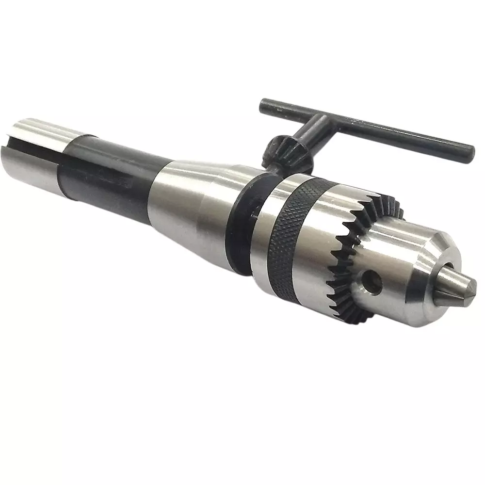 Assorts Drill Chuck Arbor ‎Tool Steel R8 Shank 11.11 mm (7/16 Inch) UNF Drawbar 1-10 mm Chuck Capacity