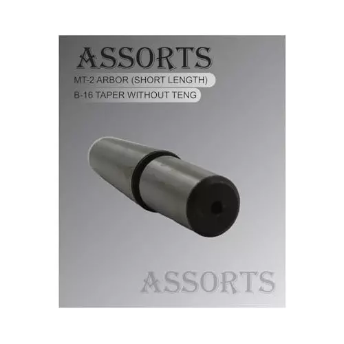 Assorts Plain Arbor Alloy Steel MT-2 Morse Taper 2 Shank B16 Spindle Taper