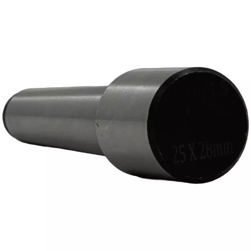 Assorts Arbor Alloy Steel MT2 25x28 mm Size M10x1.5 Drawbar Thread