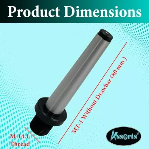 Assorts Quality Arbor Alloy Steel MT1 Shank M14x1 Fully Threaded