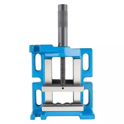 A.D INTERNATIONAL Unigrip 3 Way Drill Press Vice High Accuracy High Grade Cast Iron Heavy Duty 4 inch (100 mm) Jaw Width, WE-HWZJ-ISVG