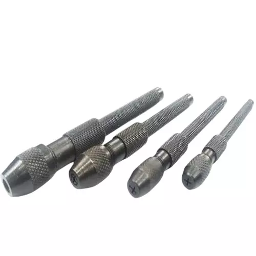 A.D INTERNATIONAL Pin Chuck Collet Vice 0-4 mm Metric Capacity and Tool Steel Body, SK-XEV2-OUXG (Set of 4)