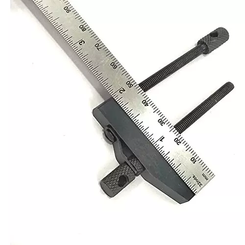 A.D INTERNATIONAL Tool Maker Parallel Clamp Size 2 inch (50 mm) with Epoxy Black Finish Tool Steel Body, 0D-DU9C-87D9