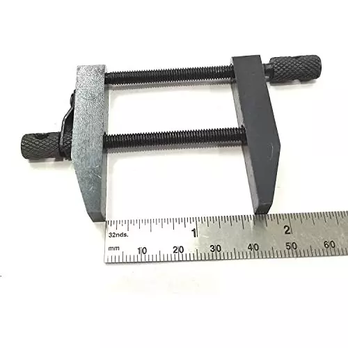 A.D INTERNATIONAL Tool Maker Parallel Clamp Size 2 inch (50 mm) with Epoxy Black Finish Tool Steel Body, 0D-DU9C-87D9