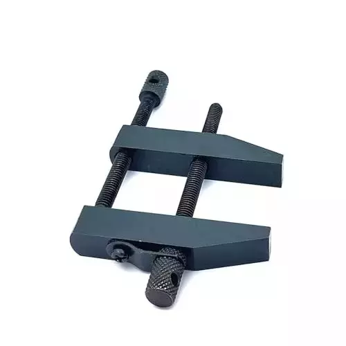 A.D INTERNATIONAL Tool Maker Parallel Clamp Size 2.5 inch (63.5 mm) with Epoxy Black Finish Tool Steel Body, HV-7Z9O-PRXE (Pack of 3)