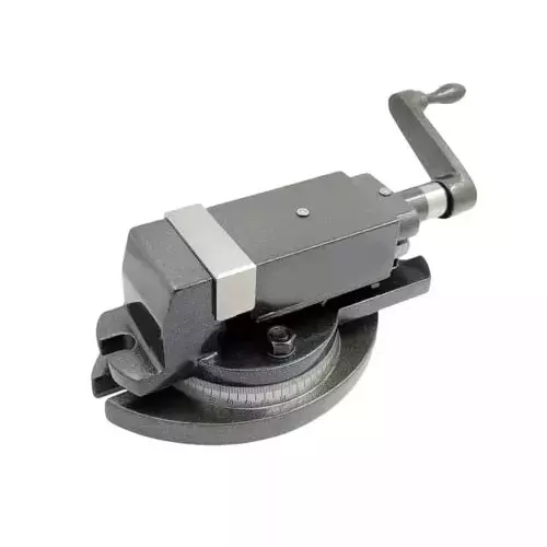 Buyohlic International Milling Vice with Swivel Base 2 inch (50 mm) Jaw Width and Hardened Tool Steel Jaws, J1-YM5A-E58V