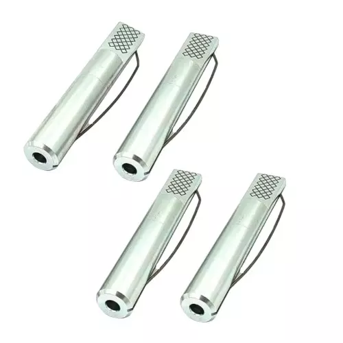Buyohlic International Bench Dog Spring Loaded Hold Down with 3/4 inch (19 mm) Diameter 4-3/8 inch (111.1 mm) Length and Anodized Aluminium Body, 50-BD-102 (Set of 4)