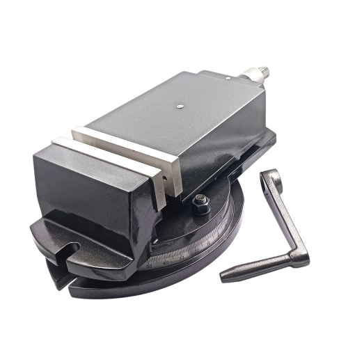 A.D INTERNATIONAL Precision Milling Vice 360° Swivel Base with Cast Iron Body and 6 inch (150 mm) Jaw Width, JJ-EOQ2-3595