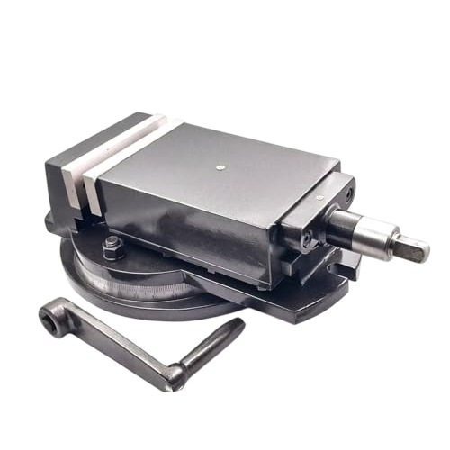 A.D INTERNATIONAL Precision Milling Vice 360° Swivel Base with Cast Iron Body and 6 inch (150 mm) Jaw Width, JJ-EOQ2-3595