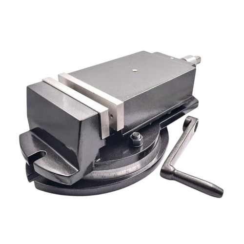A.D INTERNATIONAL Precision Milling Vice 360° Swivel Base with Cast Iron Body and 6 inch (150 mm) Jaw Width, JJ-EOQ2-3595