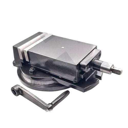 A.D INTERNATIONAL Precision Milling Vice 360° Swivel Base with Cast Iron Body and 6 inch (150 mm) Jaw Width, JJ-EOQ2-3595