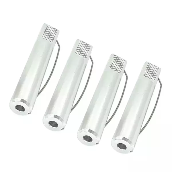 Buyohlic International Bench Dog Spring Loaded Hold Down Aluminium Body 3/4 inch (19 mm) x 2-3/8 Inch (60.3 mm), 2K-I8RX-QAQL (Pack of 4)