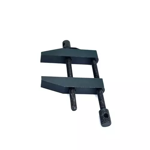 A.D INTERNATIONAL Tool Maker Parallel Clamp Size 2.5 inch (63.5 mm) with Epoxy Black Finish Tool Steel Body, HV-7Z9O-PRXE