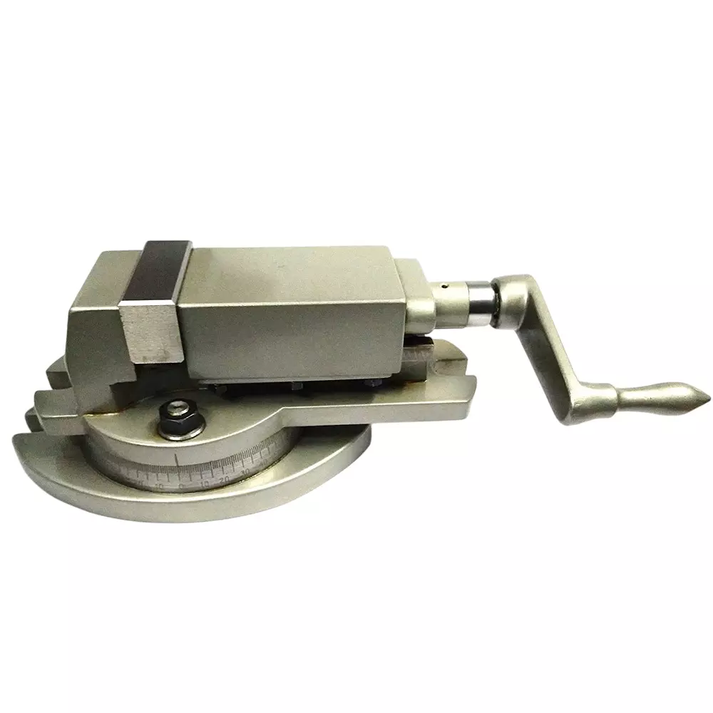 A.D INTERNATIONAL Precision Swivel Milling Machine Vice with 3 inch (75 mm) Jaw Width and Fully Hardened Ground Steel Jaws, T8-XFY4-WIW7