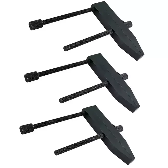 Buyohlic International Parallel Clamps Vice 2 inch (50 mm) Jaw Width Tool Steel Body for Wood Working, Vice Craft, DIY Projects, NM-UR0U-4NM2 (Pack of 3)